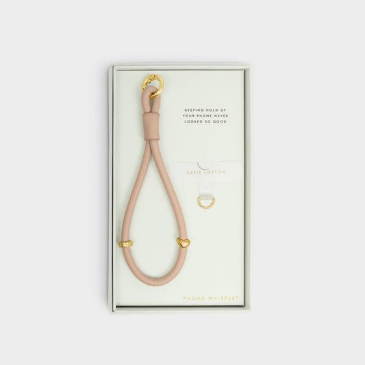 Phone Wristlet Strap - Nude Pink