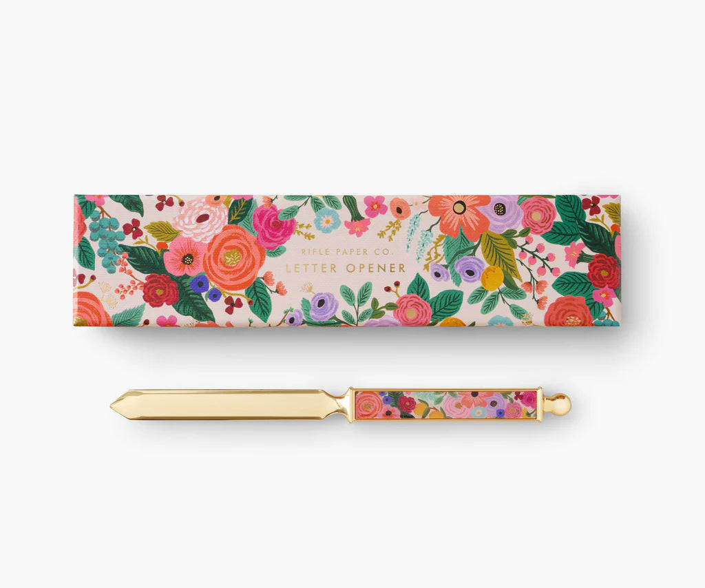 Brass Letter Opener - Garden Party