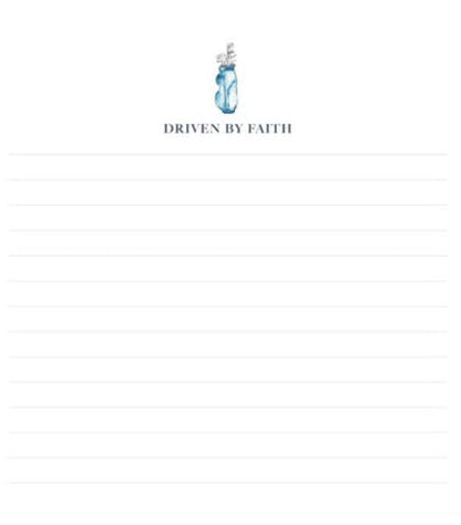 Covered Notepad - Driven by Faith
