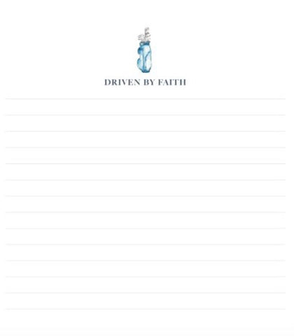 Covered Notepad - Driven by Faith