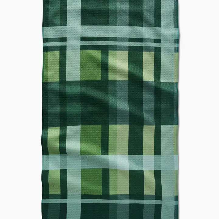 Shamrock Plaid Tea Towel