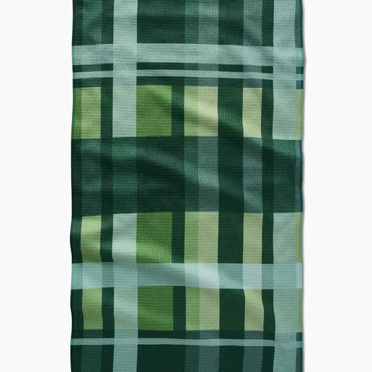 Shamrock Plaid Tea Towel