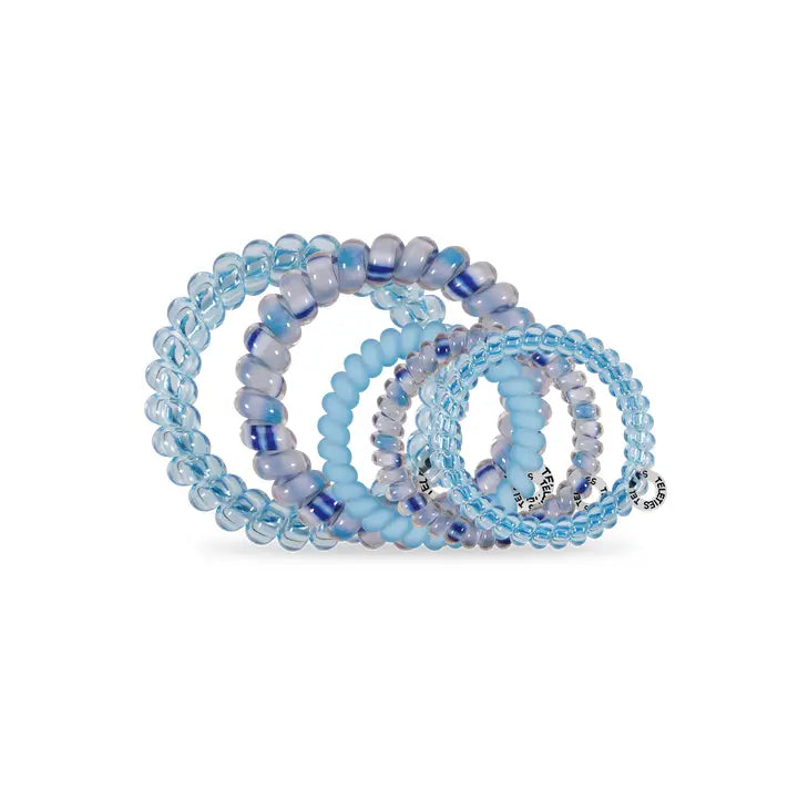 Mix Pack Spiral Hair Coils - Blue Lagoon