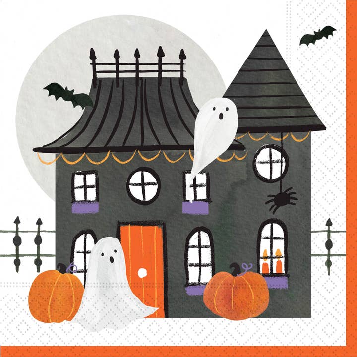 Luncheon Napkin - Spooky Neighborhood