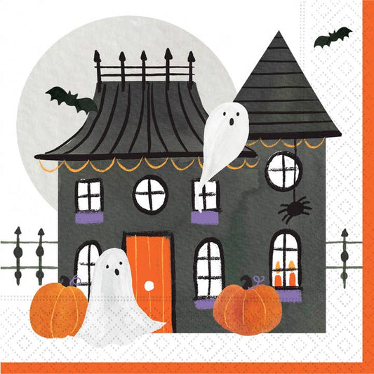 Luncheon Napkin - Spooky Neighborhood
