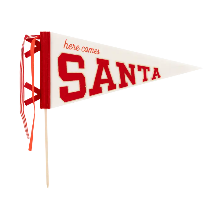 Felt Pennant Banner  -  Santa