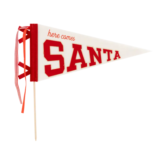 Felt Pennant Banner  -  Santa