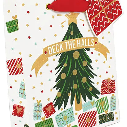 Medium Gift Bag - Deck the Halls