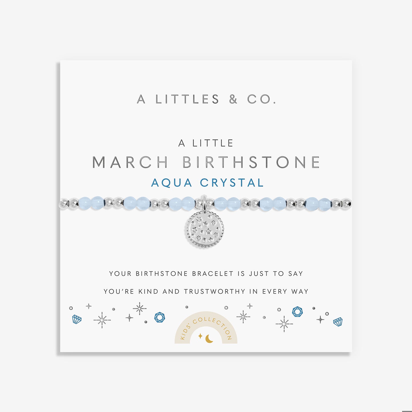 Kids' A Little Bracelet Birthstone - March