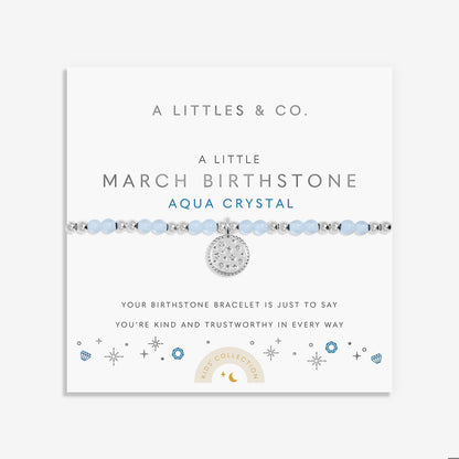 Kids' A Little Bracelet Birthstone - March