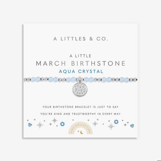 Kids' A Little Bracelet Birthstone - March