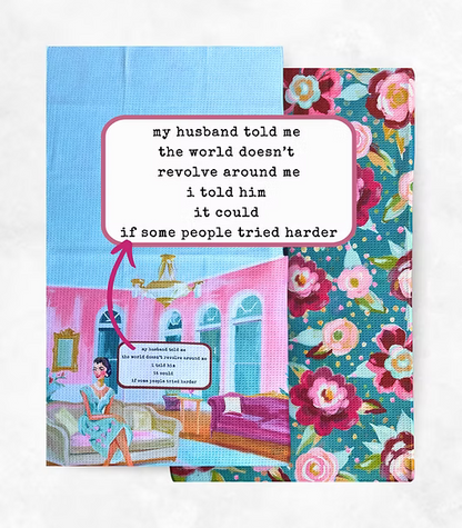 Kitchen Towel - Revolve Around Me