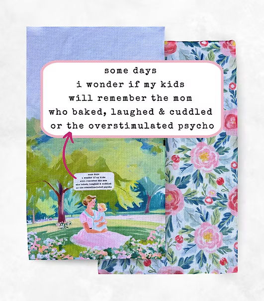 Kitchen Towel - Overstimulated Psycho