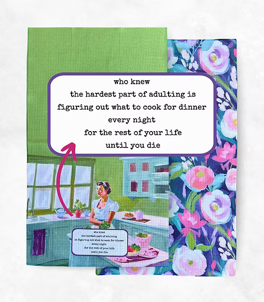 Kitchen Towel - Hardest Part of Adulting