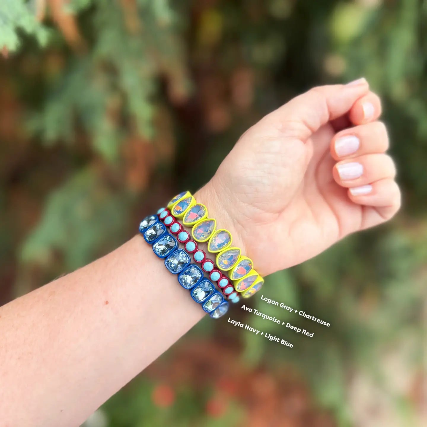 Fall Bracelet - Logan Gray + Chartreuse
