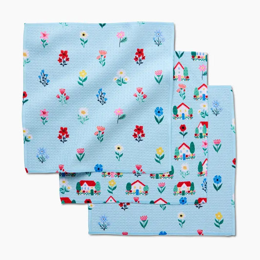 Spring House Blossom Dishcloth Set - 3 CT
