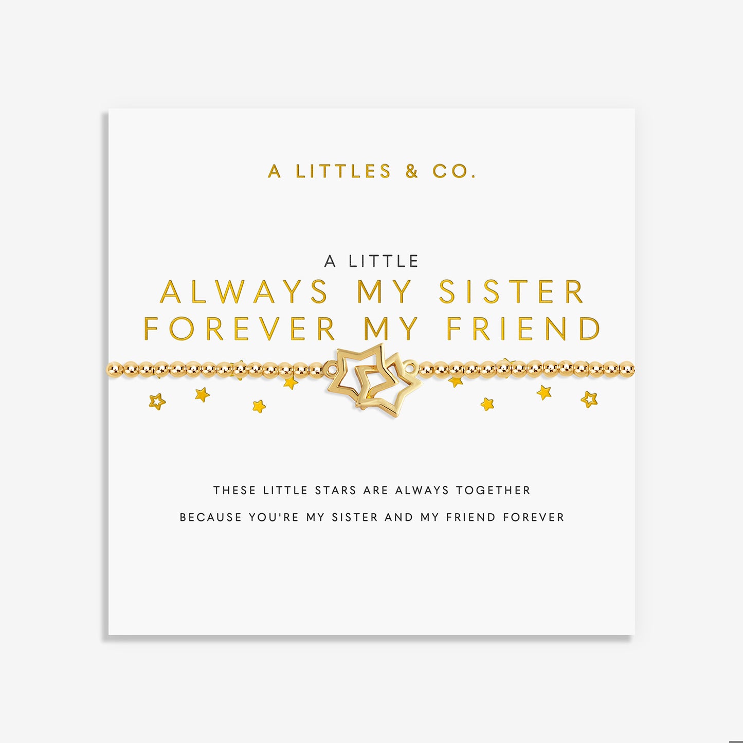 A Little Bracelet - Always My Sister Forever My Friend