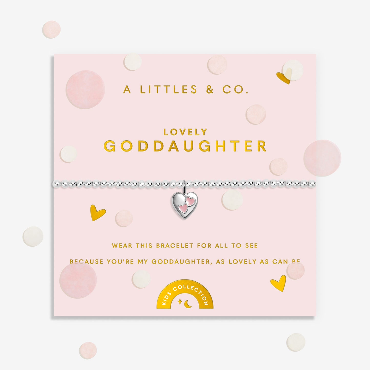 Kids' A Little Bracelet - Lovely Goddaughter