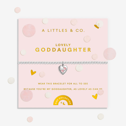 Kids' A Little Bracelet - Lovely Goddaughter