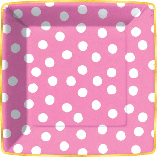 Dinner Plate - Spot On Pink