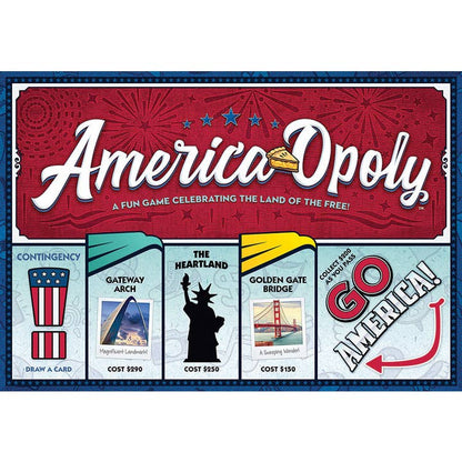 America Opoly Board Game