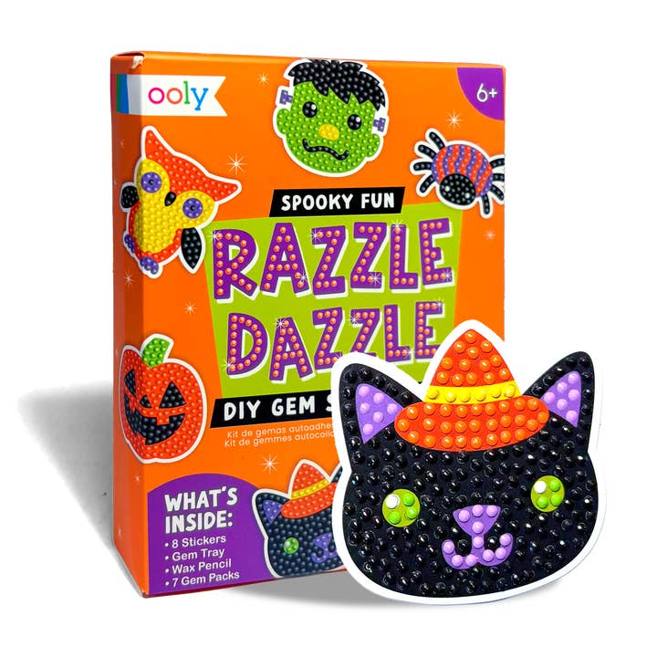 Mini Razzle Dazzle Diy Gem Sticker Kit - Spooky Fun