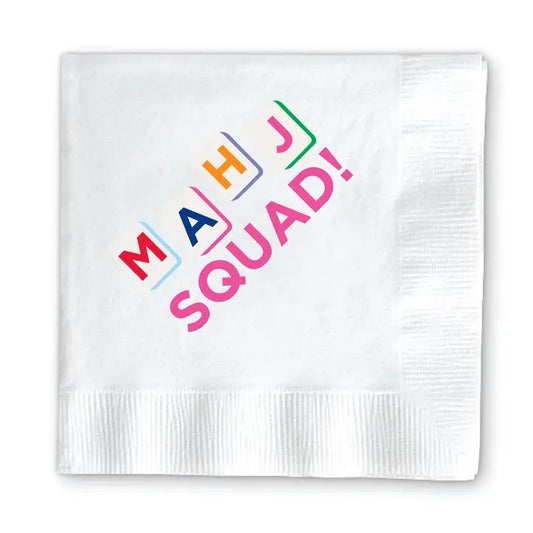 Cocktail Napkins - Mahjong Squad