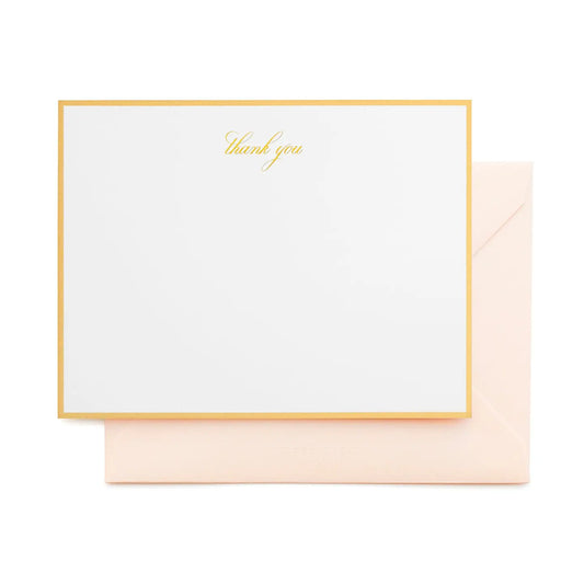 Note Set - Script Pink Thank You