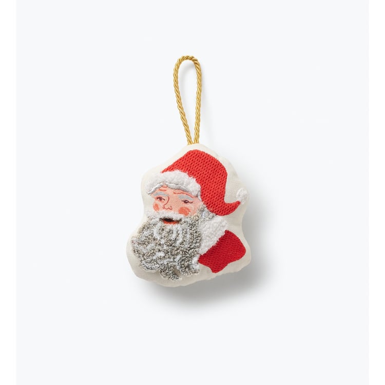 Embroidered Ornament - Santa