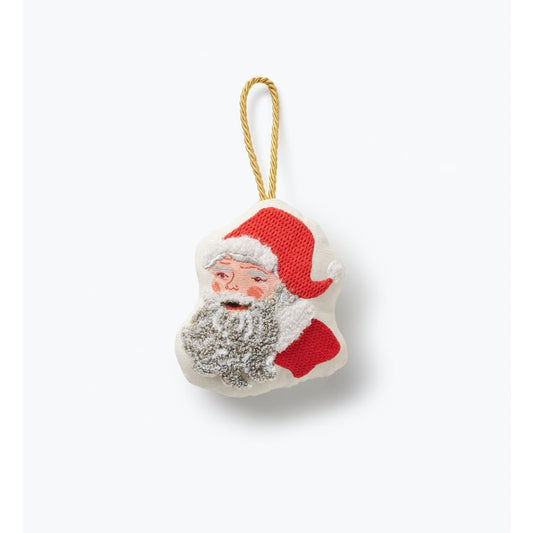 Embroidered Ornament - Santa