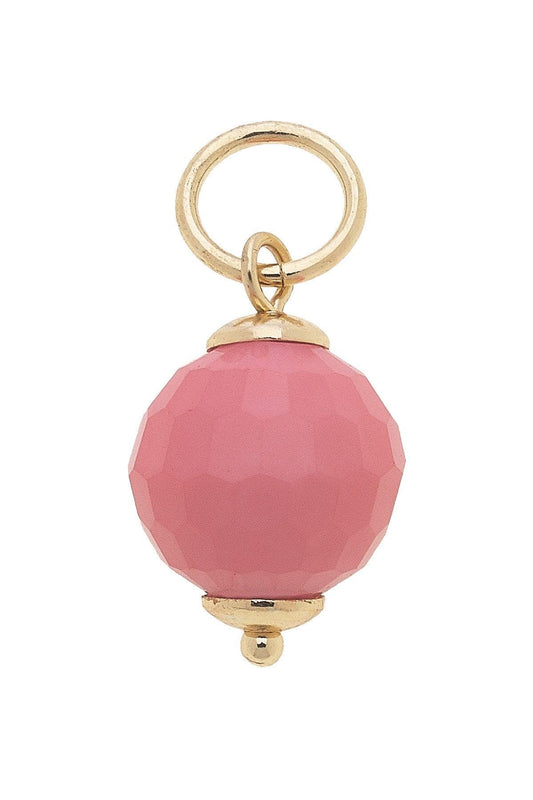 Charm - Resin Bead Pink