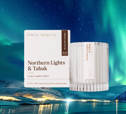8.5 oz Northern Lights & Tabak Candle