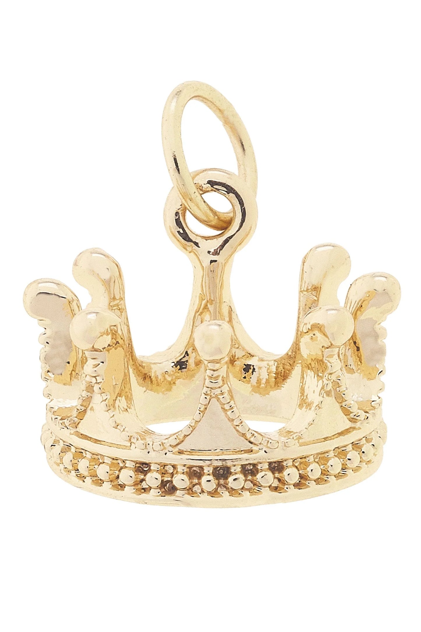 Charm - Crown - Gold