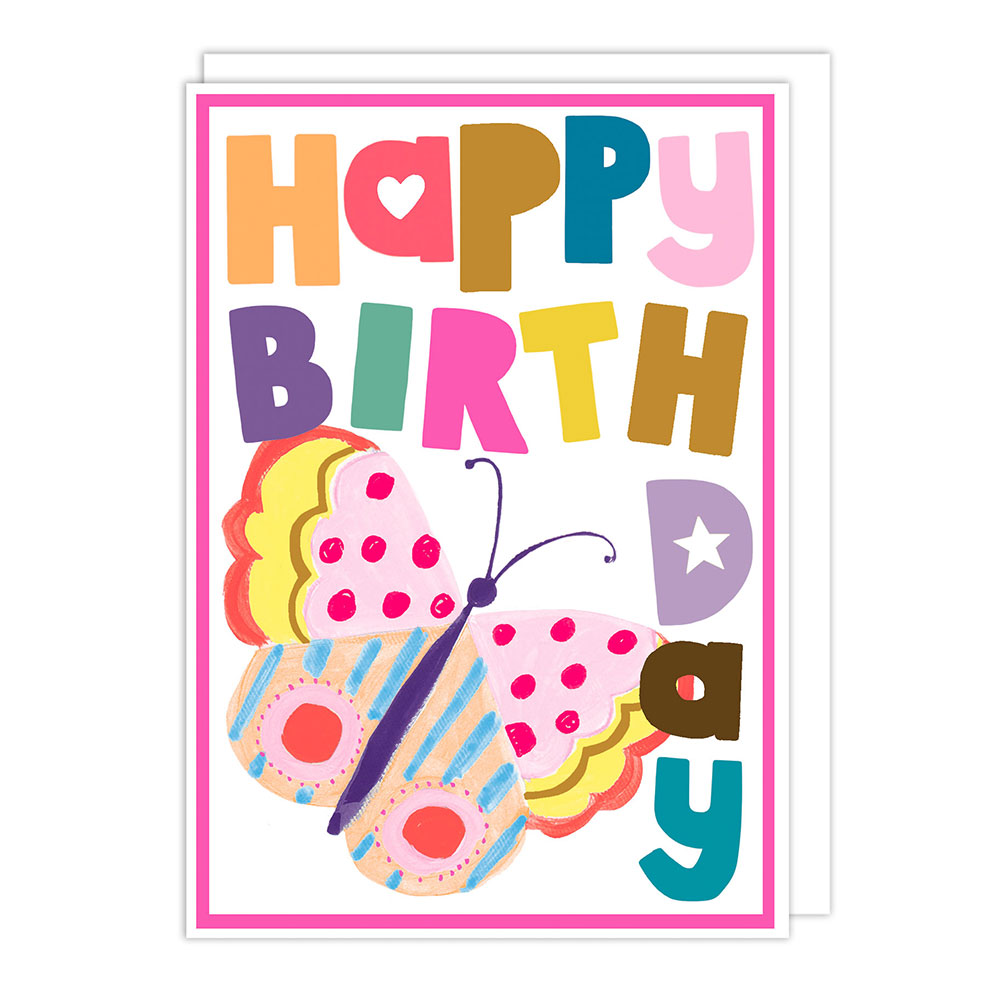 Greeting Card - Butterfly Birthday