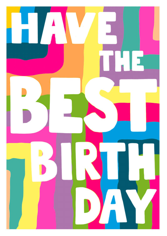 Greeting Card - Best Birthday