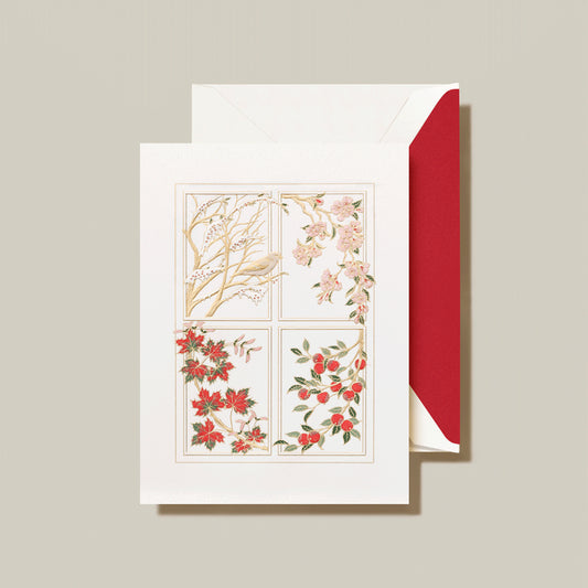 Engraved Holiday Cards - Four Seasons