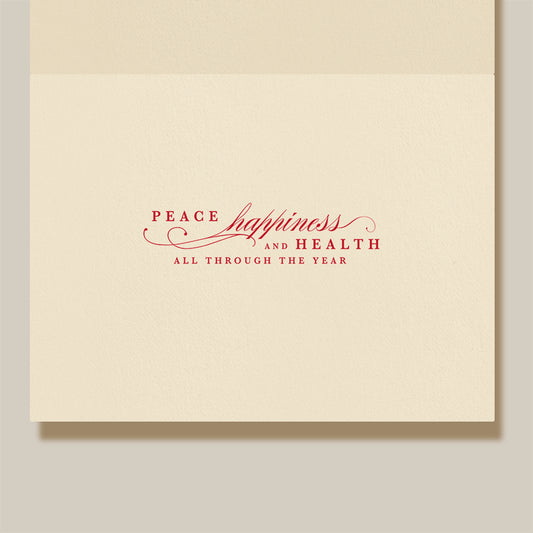 Engraved Holiday Cards - Regal Stag