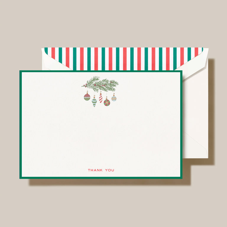 Thank You Cards - Bordered Ornaments
