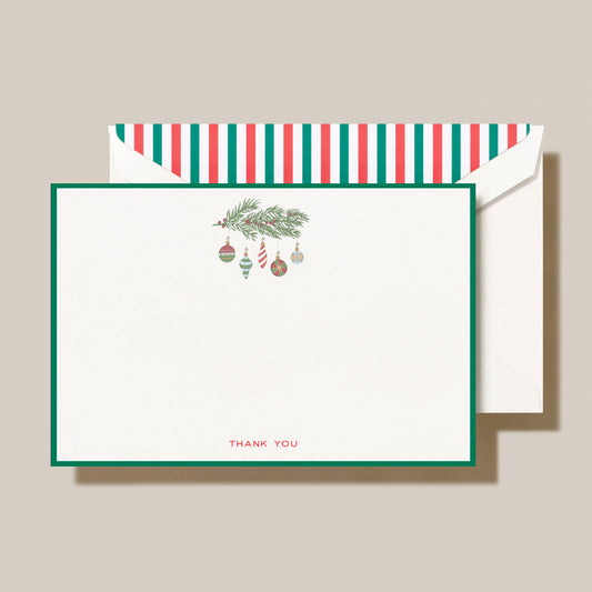 Thank You Cards - Bordered Ornaments