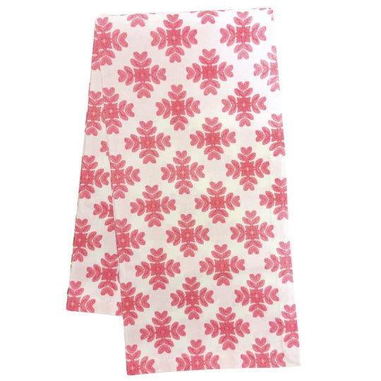 Tea Towel - Brushstrokes Pink