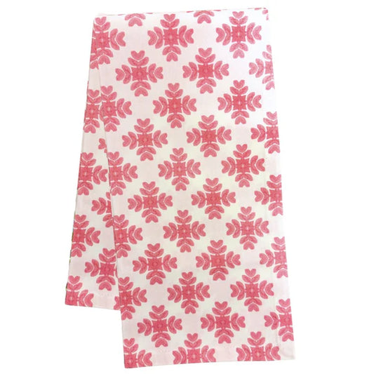 Tea Towel - Brushstrokes Pink