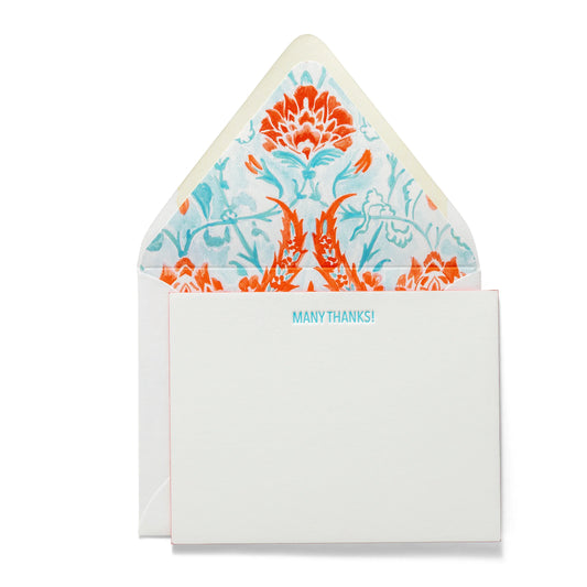 Letterpress Boxed Cards - Many Thanks!