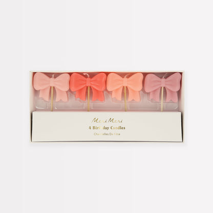 Candles - Pink Bow