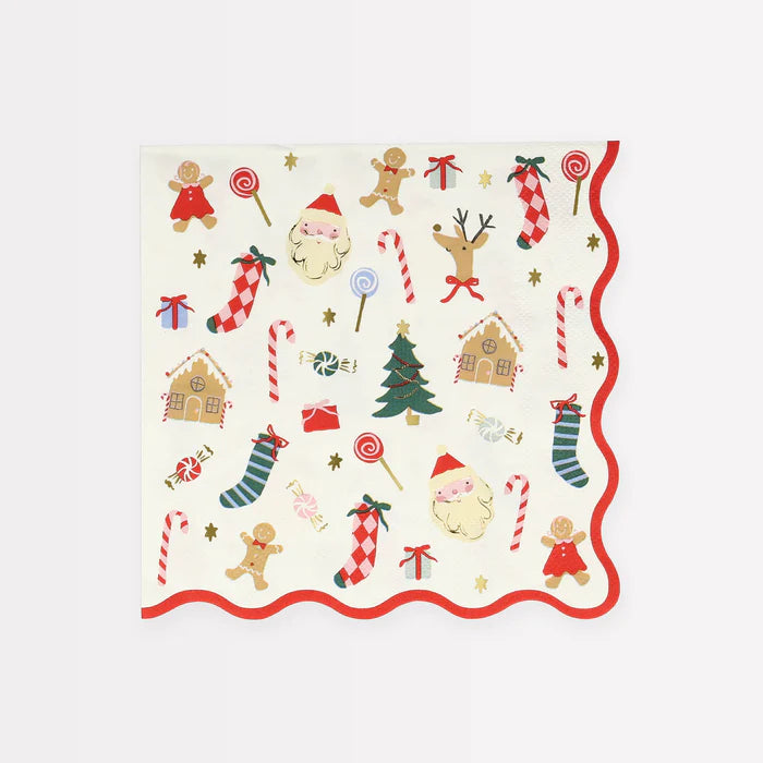 Large Napkins - Jolly Christmas