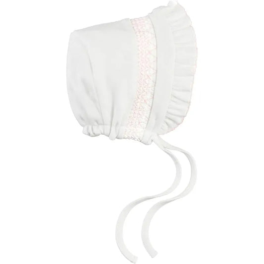 Smocked Bonnet - Pink