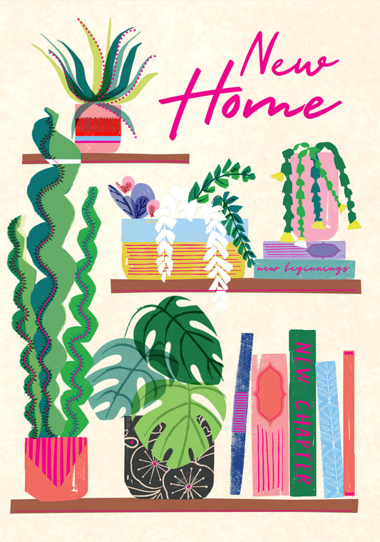 Greeting Card - Plants New Home