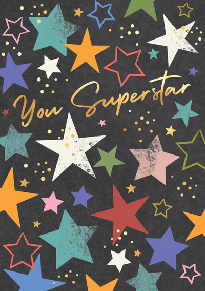 Greeting Card - Congratulations Star