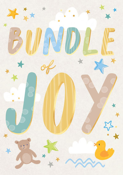 Greeting Card - Baby Bundle Joy