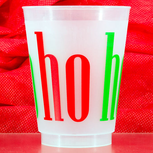 16 oz Shatterproof Cups - Big Ho Ho Ho