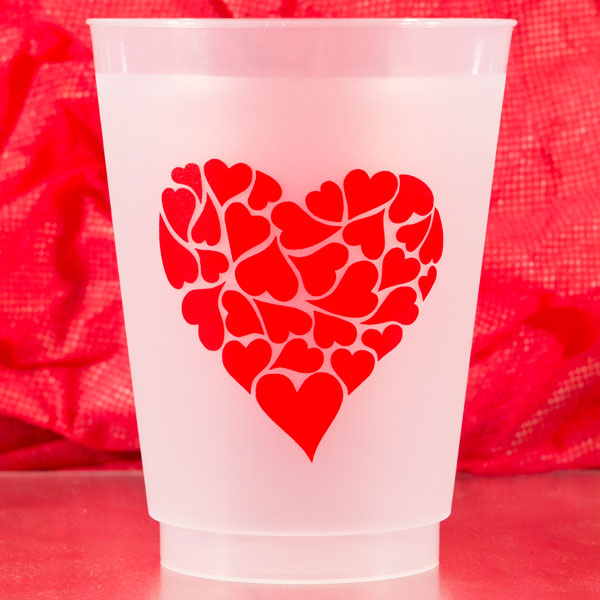 16 oz Shatterproof Cups -  Heart of Hearts